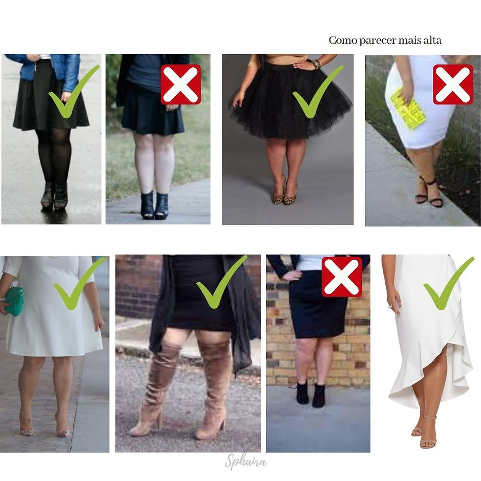Como parecer mais alta e mais magra