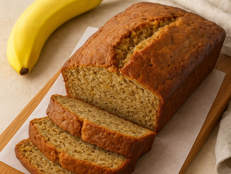 Receita de Pão de banana sem glúten