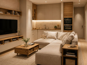 Sala pequena de apartamento: como decorar quando a planta já decidiu metade
