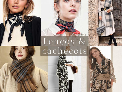 Como usar Lenços e cachecóis com ideias elegantes