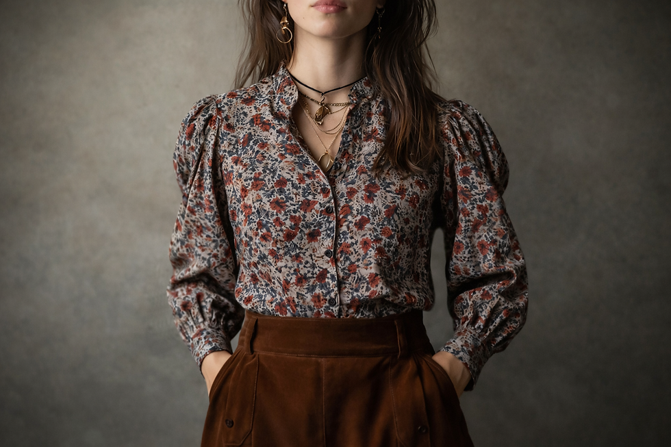 Peças que favorecem o formato pera- parte superior