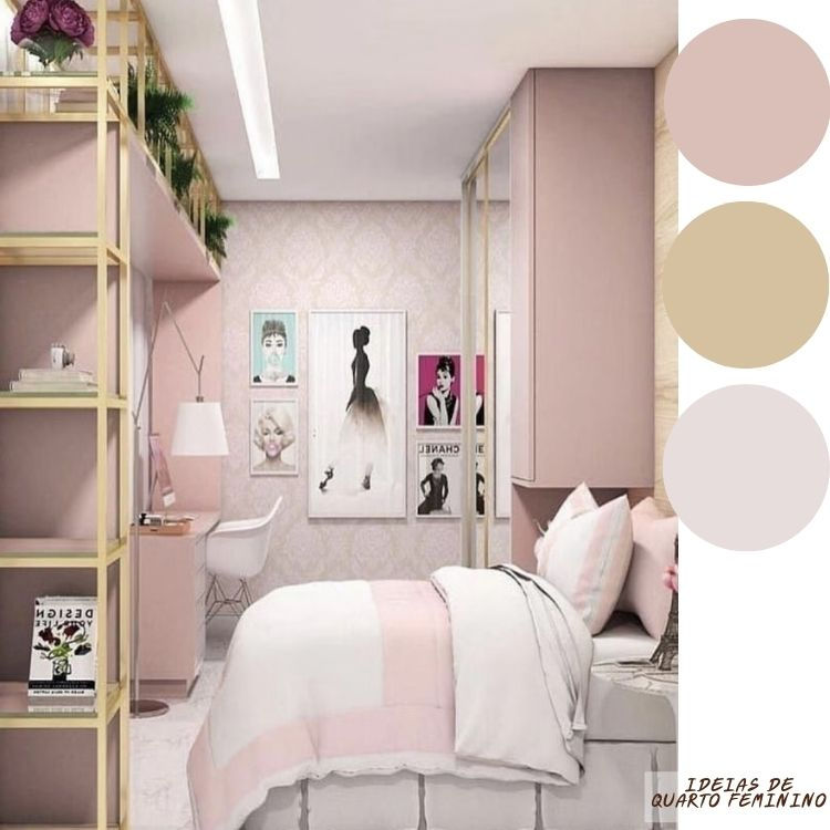 Ideias de quarto feminino
