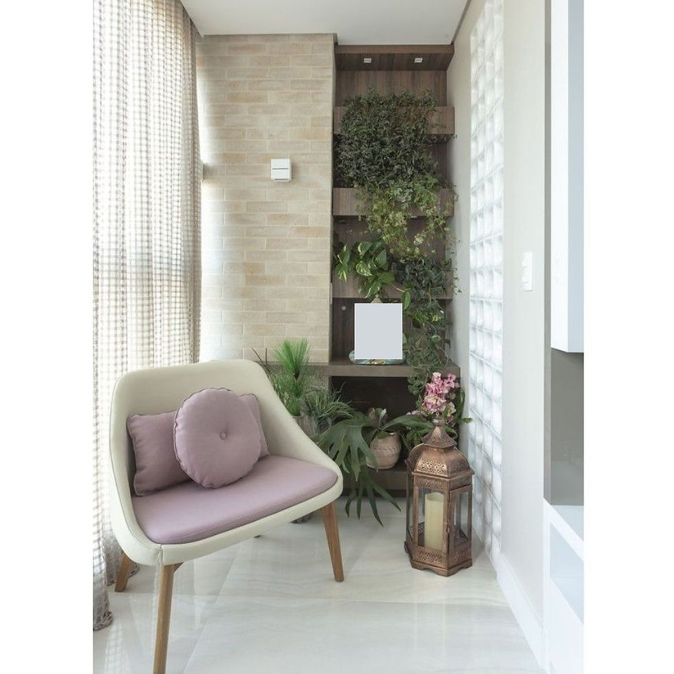 ideias decoração sacada pequena