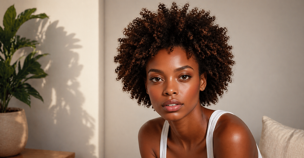 Cabelo cacheado curto para rosto redondo: como distribuir o volume e valorizar o formato