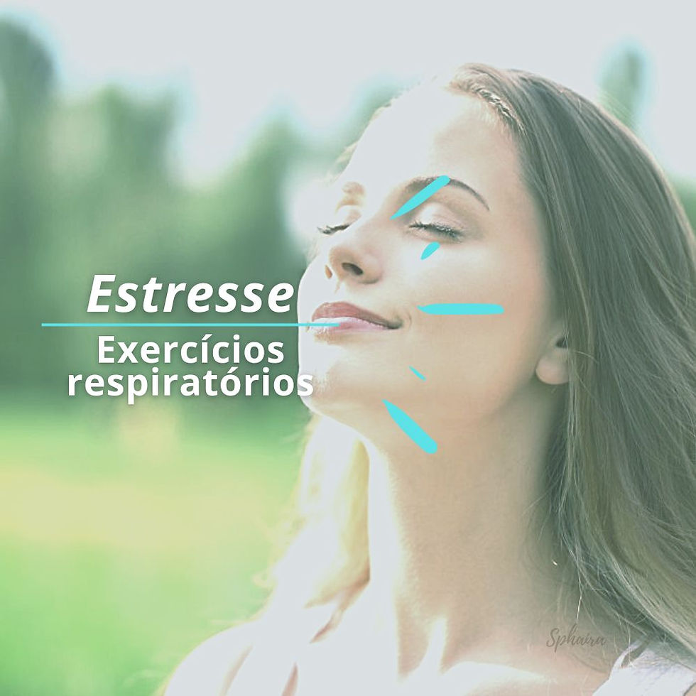 Como aliviar o estresse com exercício respiratório