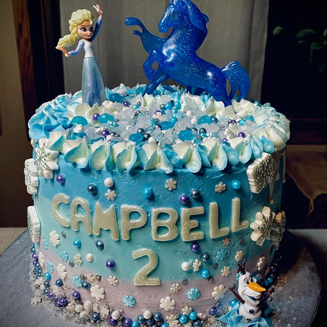 Frozen Birthday Cake