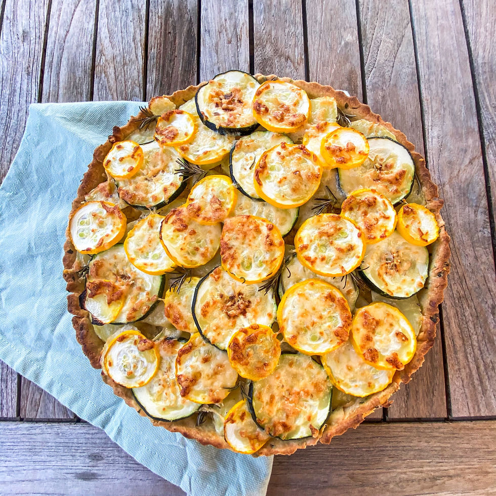 Hartige taart met courgette