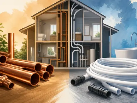 Best repiping material comparison copper vs PEX