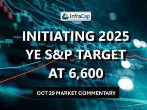 Initiating 2025 YE S&P Target at 6,600