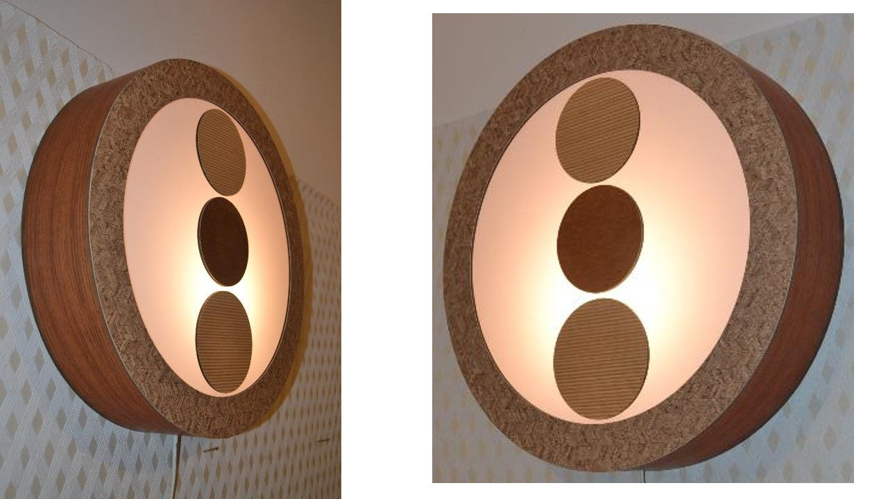 Painel Decorativo-Luminária parede  48cm x 10cm