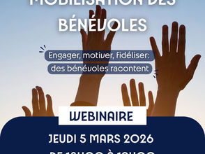 Webinaire : mobilisation des bénévoles
