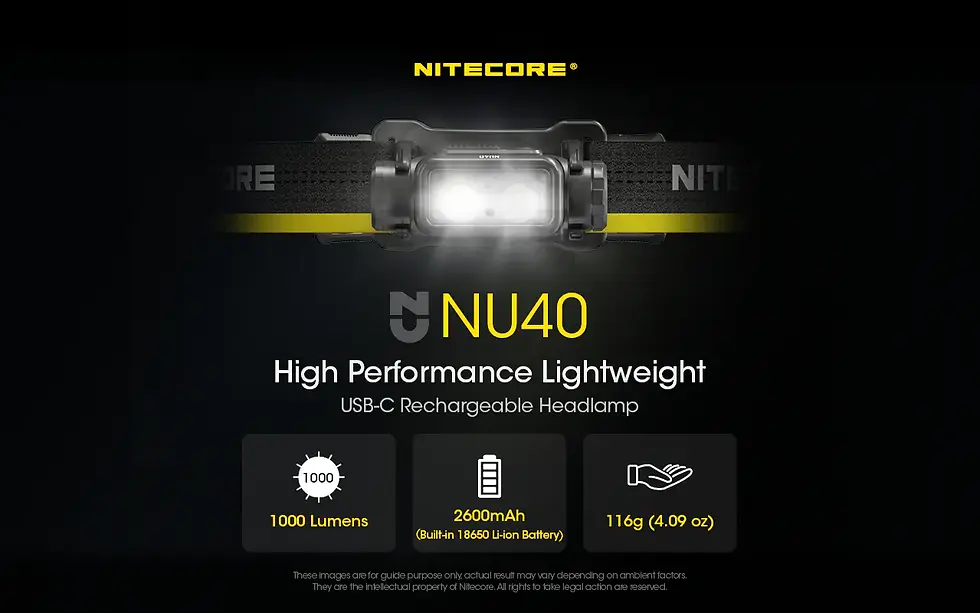 Thumbnail: Nitecore NU40 (1000lm)