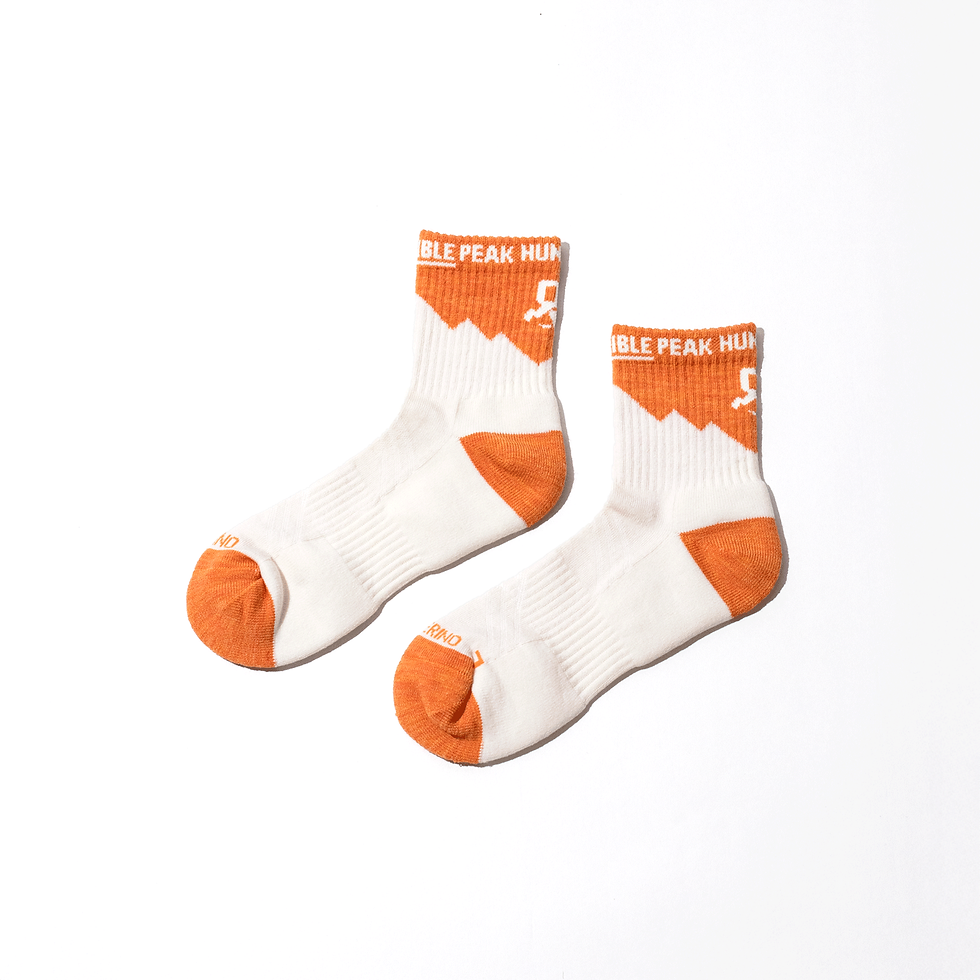 Thumbnail: Invisible x The Peak Hunter Merino Performance Targeted Cushion Mid Crew Sock