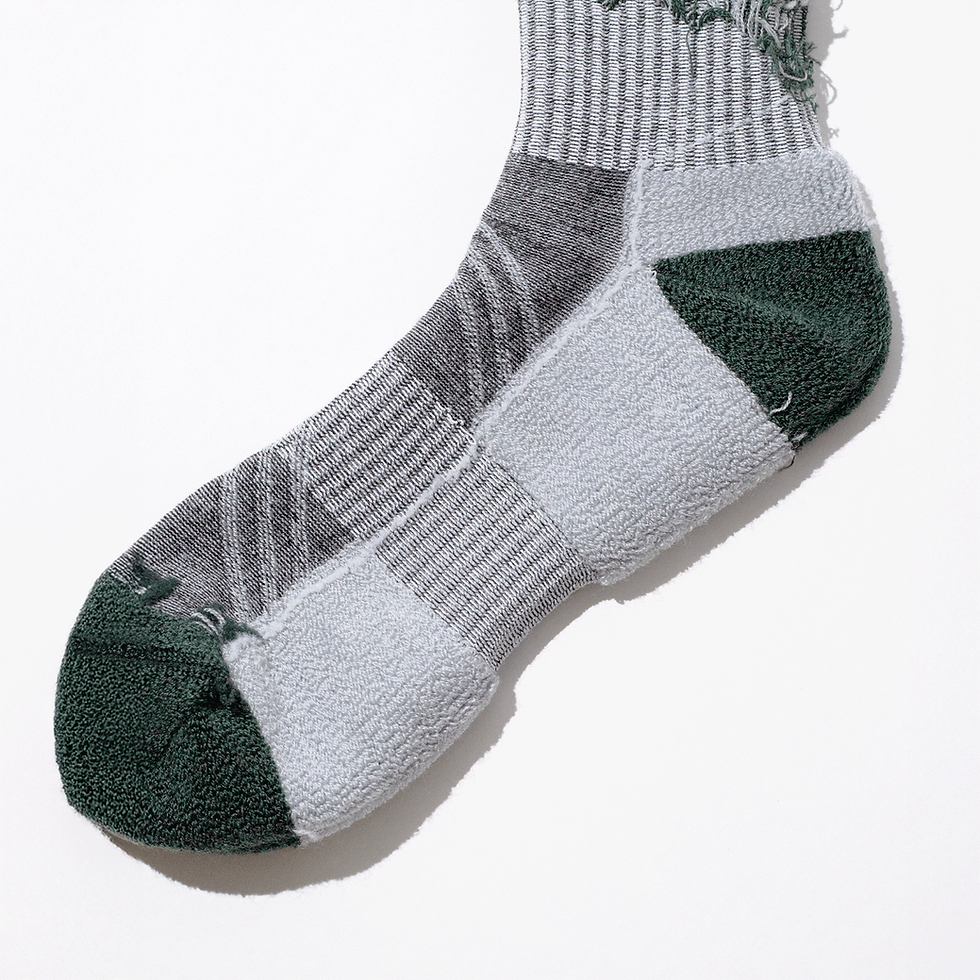Thumbnail: Invisible x The Peak Hunter Merino Performance Targeted Cushion Mid Crew Sock