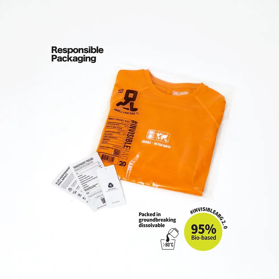 Thumbnail: Invisible x The Peak Hunter : Merino Lightweight Short Trail Running T-Shirt