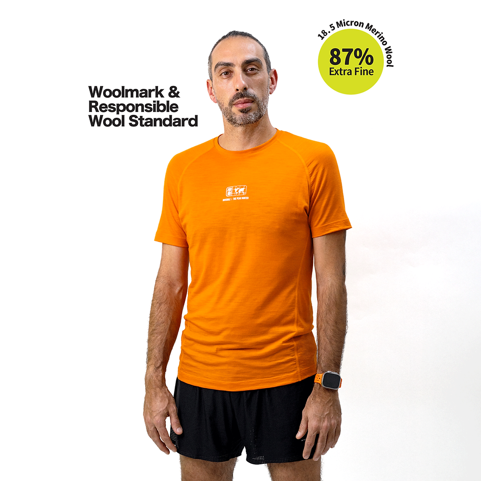 Thumbnail: Invisible x The Peak Hunter : Merino Lightweight Short Trail Running T-Shirt