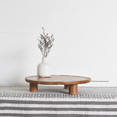 Round Wood Riser | Simply Home Boutique