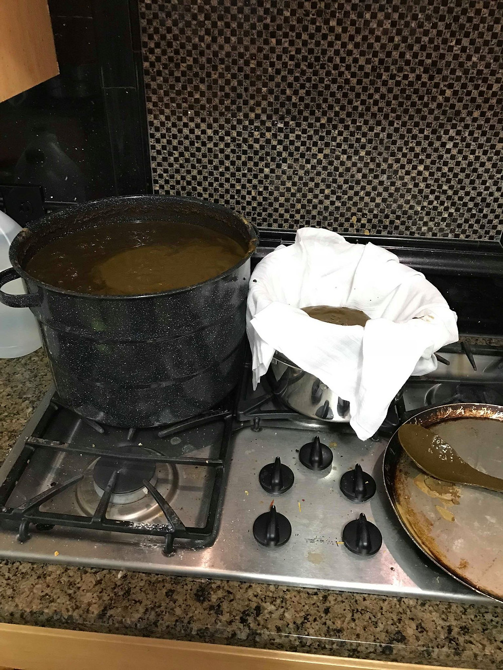 The straining process has begun.