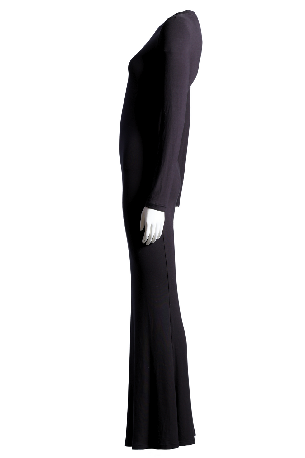 Thumbnail: Black Long Sleeve Supermodel Dress