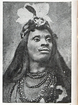 Benjamin de Oliveira como Peri, c. 1910