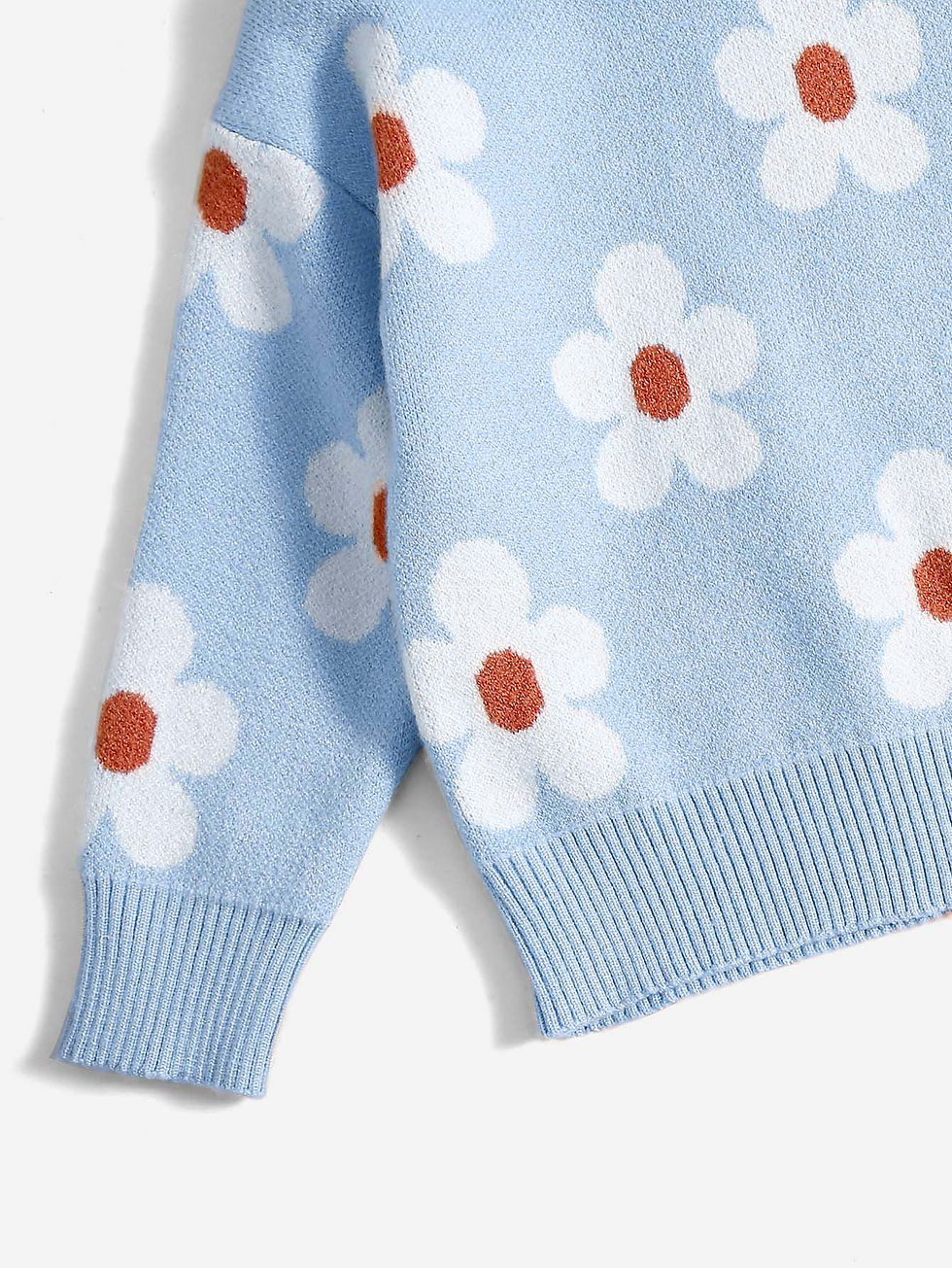 Thumbnail: Baby Floral Pattern Sweater