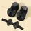 Thumbnail: 1pc Baby Bow Decor Cute Hair Band & 1pair Anti-slip Walking Socks For Daily Life