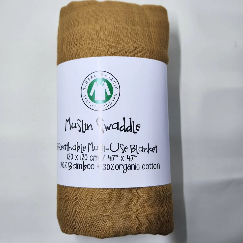 Thumbnail: Soft Bamboo Muslin Baby Wrap Swaddle