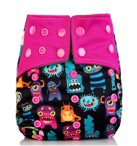 Thumbnail: Baby washable leak-proof bamboo charcoal pocket cloth diapers