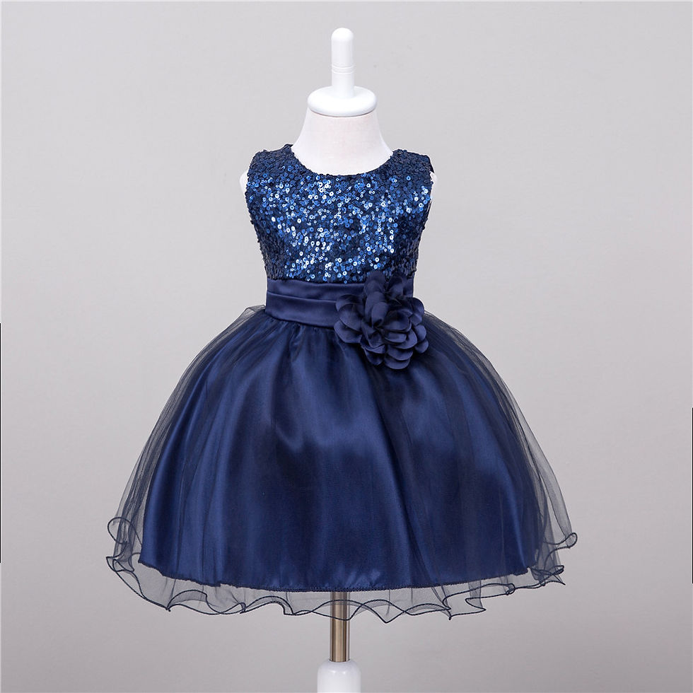 Thumbnail: Baby Toddler Beautiful Sequin Glittery Princess Dress