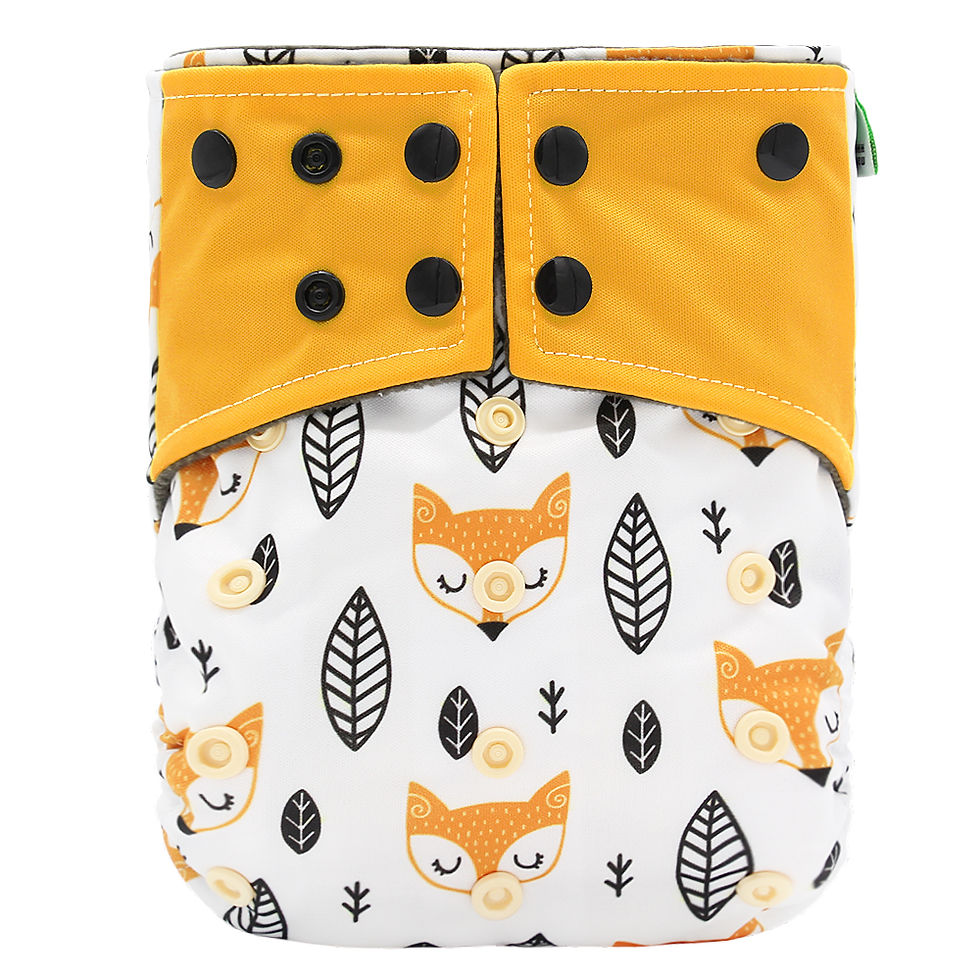 Thumbnail: Baby washable leak-proof bamboo charcoal pocket cloth diapers
