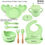 Thumbnail: Crab Plate For Baby Silicone Tableware Suction Bowl Plate Tray Bibs Spoon Perso