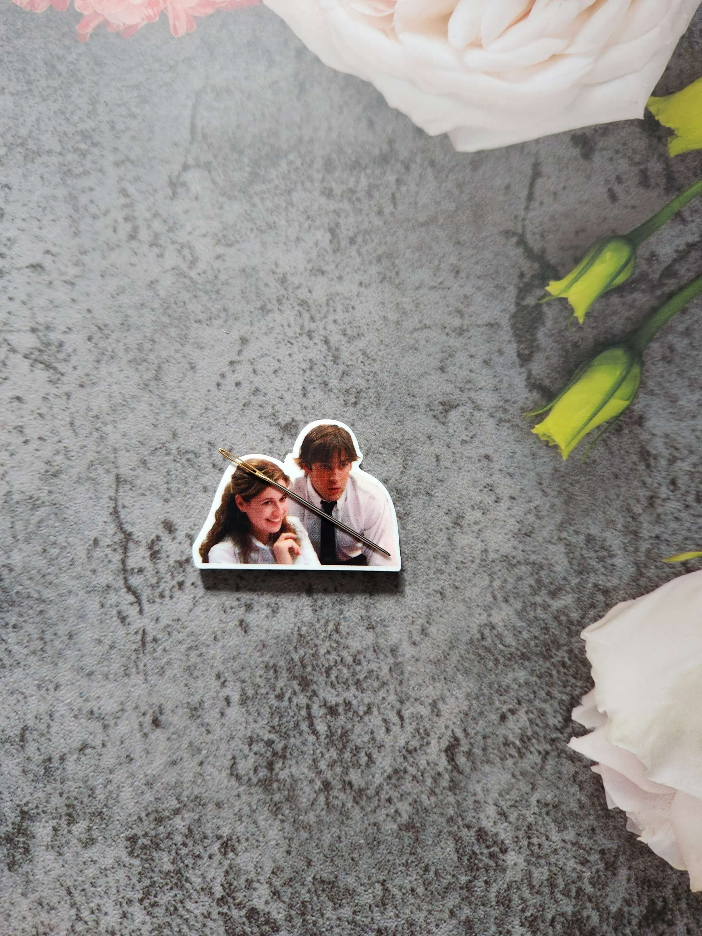 The Office Jim And Pam Needle Minder