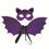 Thumbnail: Bat Mask And Wings Halloween Kids Baby Toddler Costume