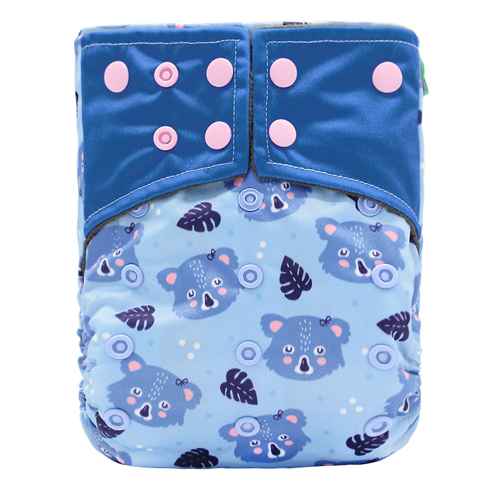 Thumbnail: Baby washable leak-proof bamboo charcoal pocket cloth diapers