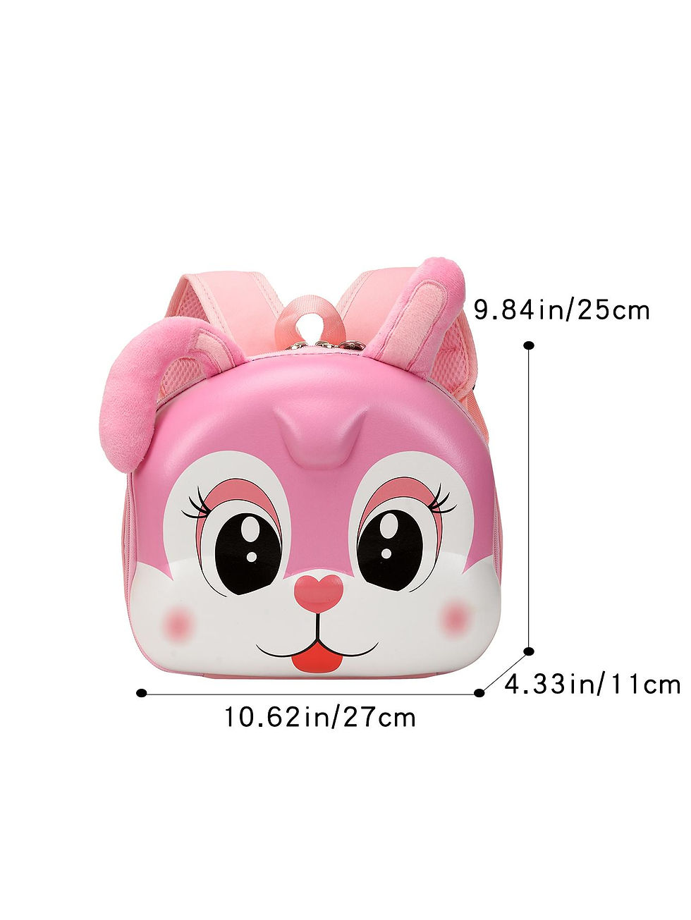 Thumbnail: Kids Rabbit Design Zipper Cute Novelty Bag