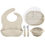 Thumbnail: 2/3/4/5/7Pcs Silicone Baby Feeding Sets BPA Free Suction Bowl Plate Spoon Fork 