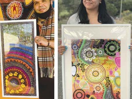 LOCKDOWN BRINGS OUT NAIDOC WINNER’S ARTISTIC SIDE