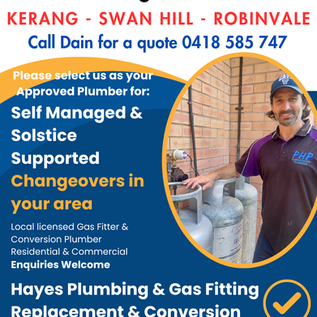 Are you switching from Natural Gas to LPG?