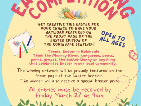 EASTER DRAWING COMPETITION WIN THE FRONT PAGE! 🎨🐣