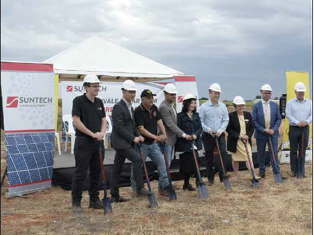 Spades at the ready for solar farm