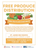 fruits and vegetables clipart on flyer