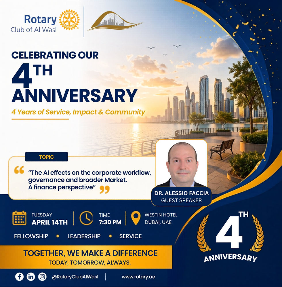 Rotary Club of Al Wasl - Fellowship Meeting