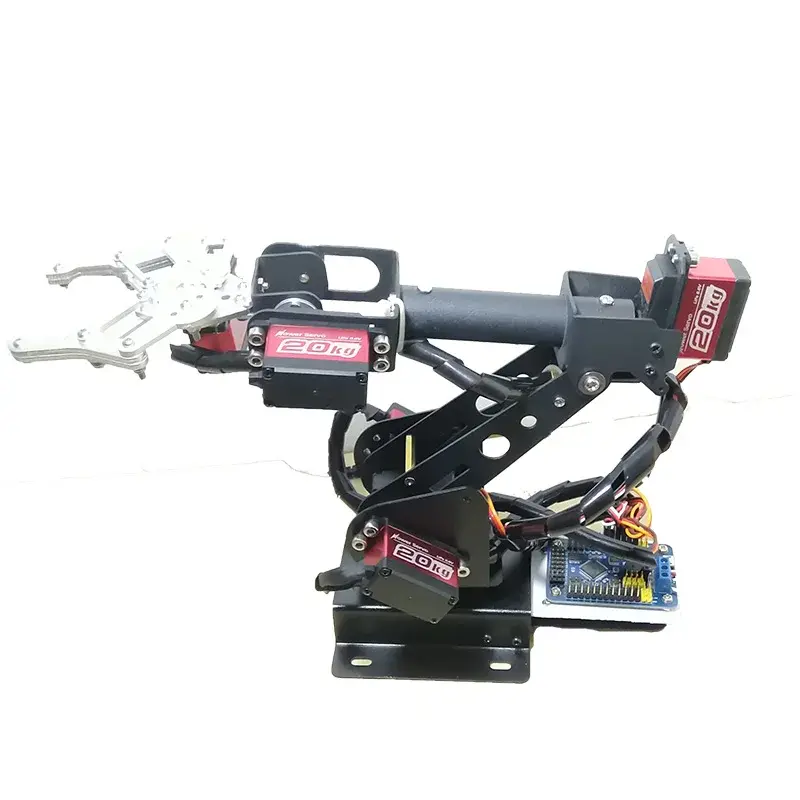 Thumbnail: 6 DOF Robotic Arm Kit: Arduino/Stm32/51, Includes 6 Servos.