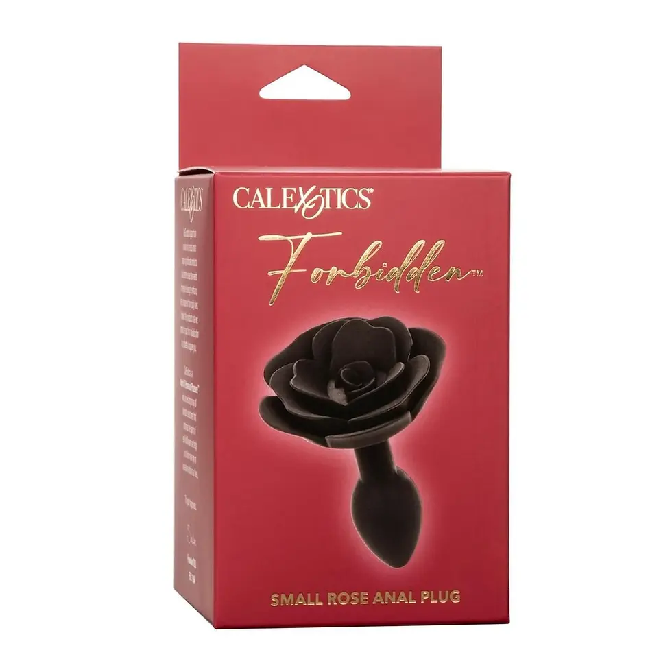 Thumbnail: calexotics forbidden rose anal plug black