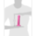 Thumbnail: Doc Johnson Platinum Tru Touch dual density dildo pink
