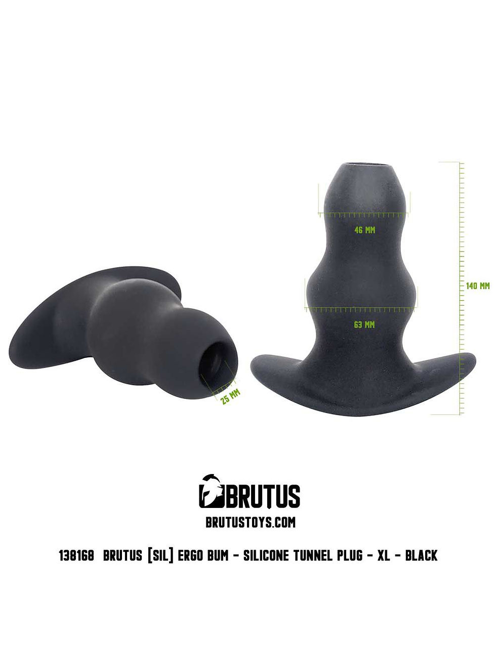 Miniature : Brutus - Ergo Bum -  tunnel plug en silicone