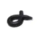 Borisboy - Flexible Pencil Silicone Cockring Black