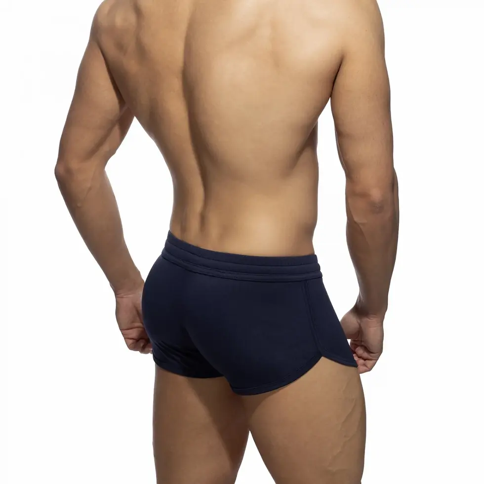 Thumbnail: addicted swoosh short shorts navy front view