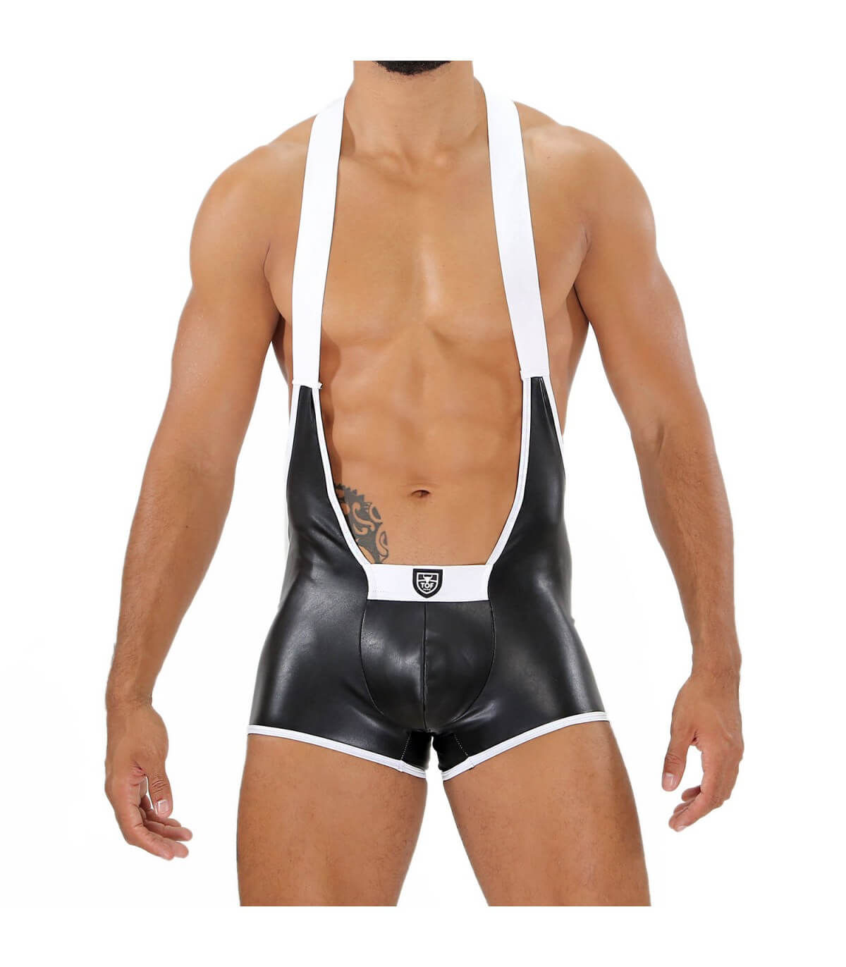 TOF Paris - Fetish Singlet Black/White