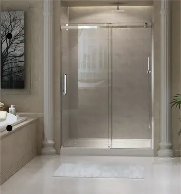 SI-6075CH1-Frameless Single Sliding Shower Doors